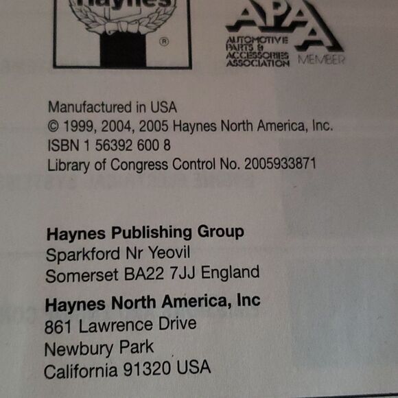 Chilton's General Motors S-series Pick-ups and SUV's 1994-04 Repair Manual - Picture 2 of 7